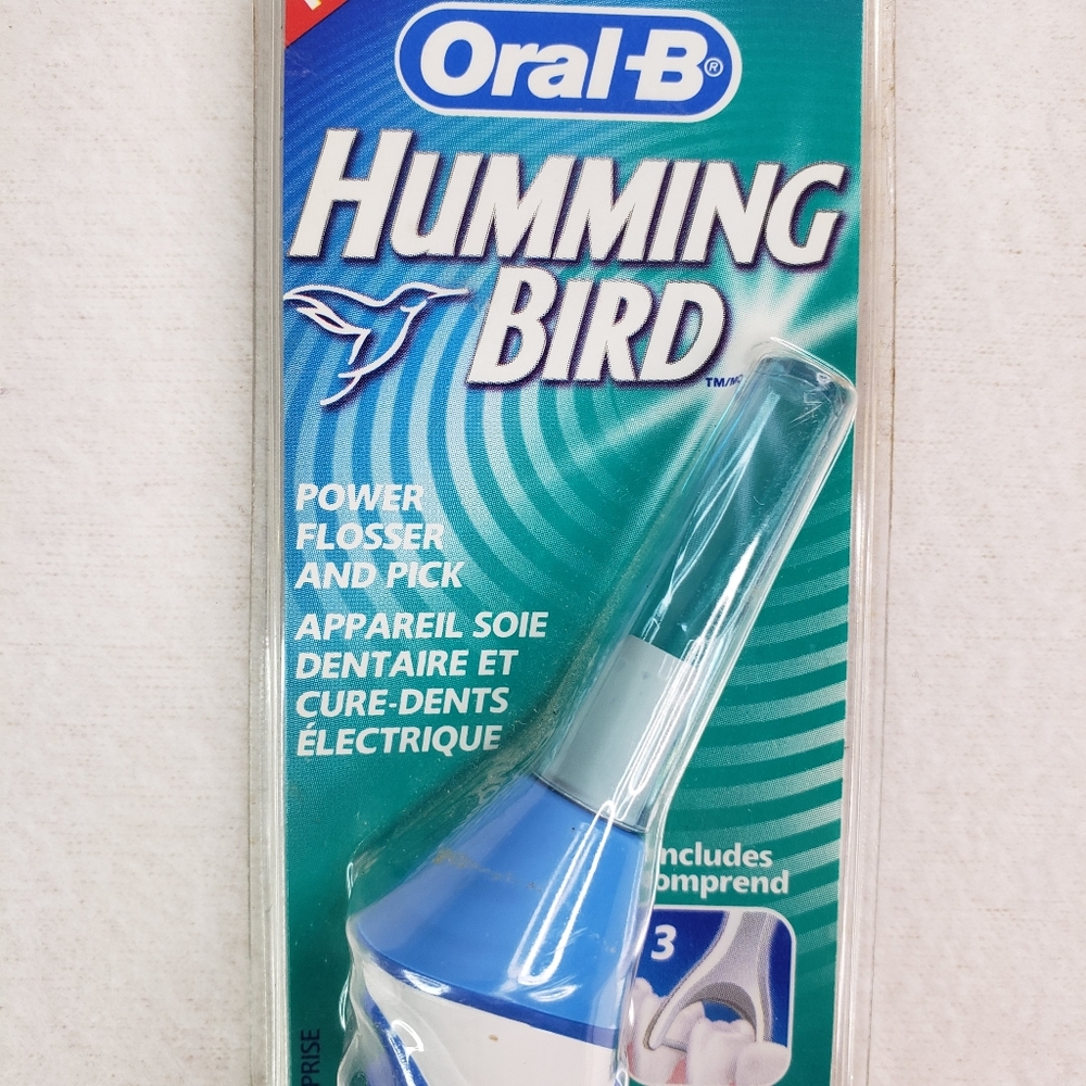Brand New Oral-B Hummingbird Power Gum Stimulator 3 Flosser Head Starter Pack - Picture 6 of 10